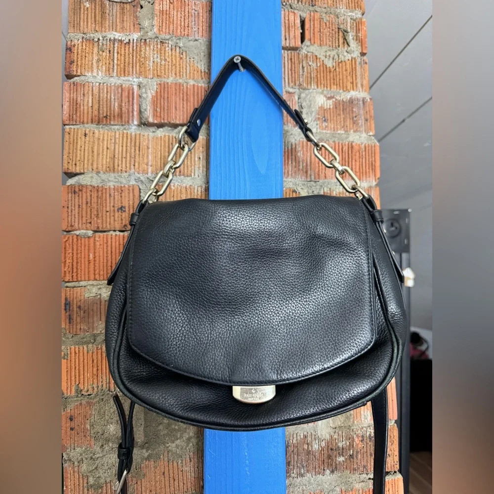 Kate Spade Alecia Mulberry Street Black Pebbled Leather Bag - Picture 6 of 14